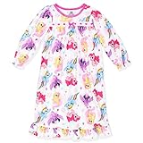 My Little Pony Girls Flannel Granny Gown Nightgown (4T, White)