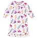 MLP My Little Pony Girls Flannel Granny Gown Nightgown (4T, White)