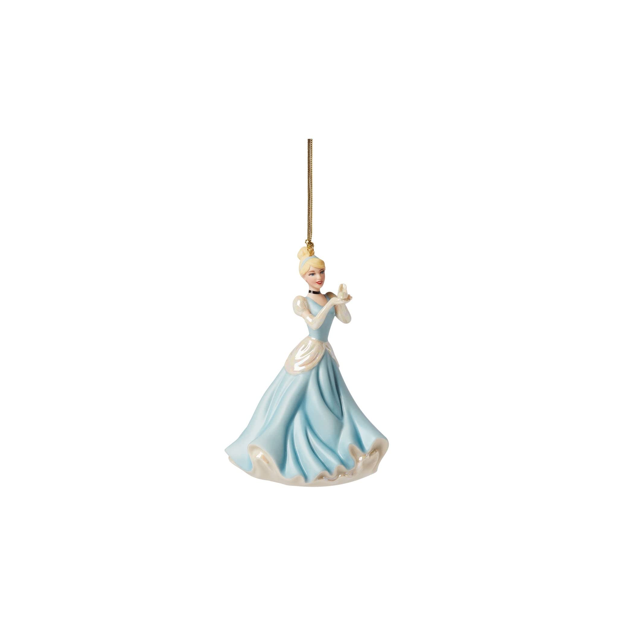 Lenox Princess Cinderella Glass Slipper Ornament, Blue