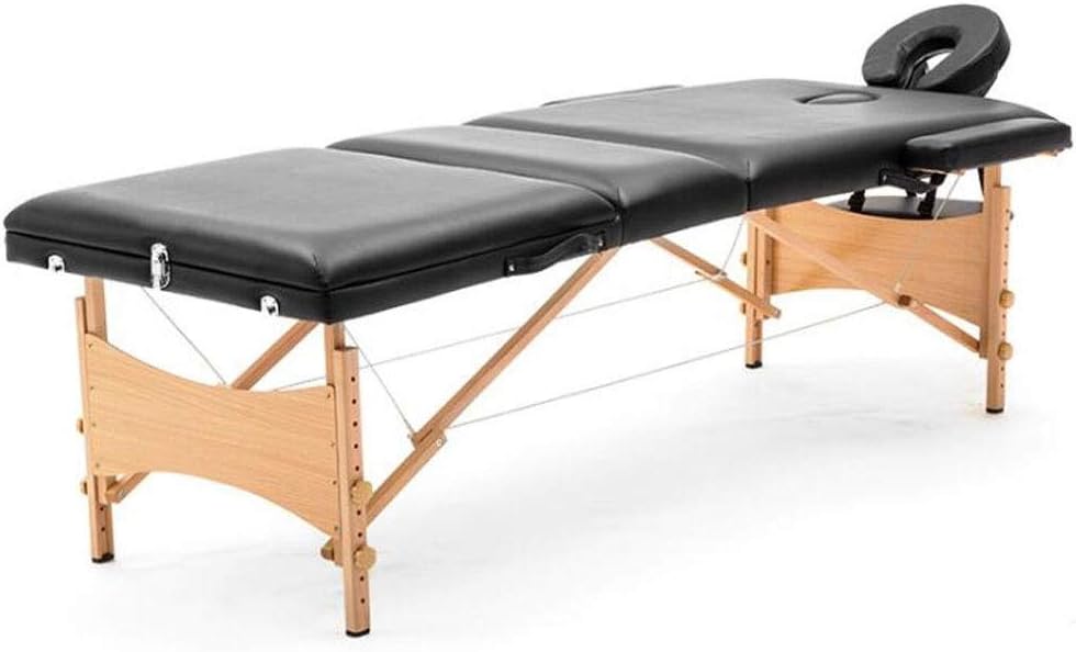 Folding Massage Table,Portable Massage Table, Professional Massage Bed 3 Fold with Additional Accessories,Massage Couch for Salon Tattoo, Reiki