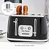 Morphy Richards Verve Black 4 Slice Toaster - Plastic - 4 Slot - 243010