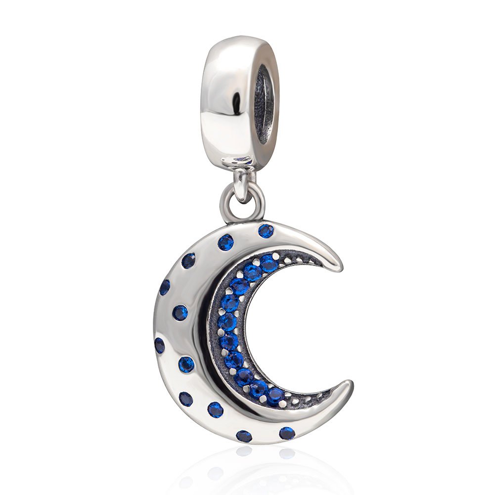925 Sterling Silver Moon Charm Sun Charm Star Charm Anniversary Charm for Pandora Charm Bracelet