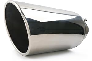 RP Remarkable Power, 5" Inlet 10" Outlet 18" Long Stainless Steel Rolled Edge Diesel Exhaust Tip EXT39