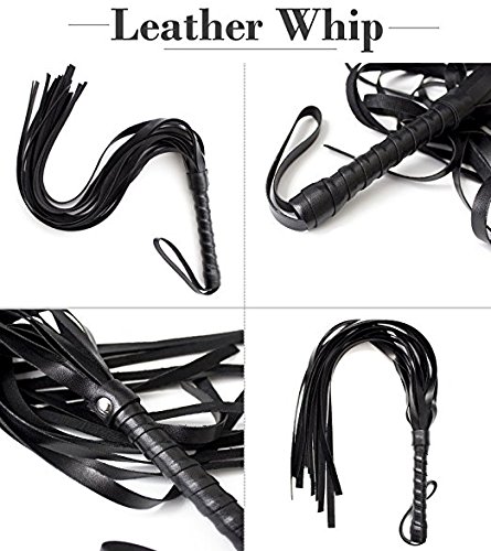 Handcuffs Set (5 in 1) - Black Handcuffs Kit for Women Men - Adjustable Wrist Ankle Hand Cuffs - an Interesting Gift Idea