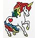 Cute Unicorn Cartoon DIY Applique Embroidered Sew Iron on Patch p#30