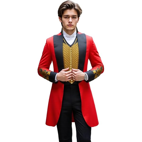 Amazon.com: Men's Santa Suit Victorian, One Size 42 to 50