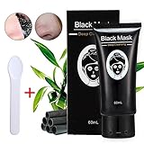 Blackhead Remover Mask, LuckyFine-Peel Off Black Head Acne Treatments,Face Cleaning Mask+Spoon (60ml)