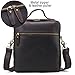 Tiding Handmade Vintage Men's Leather Small Messenger Bags Crossbody Satchel Shoulder Handbag School Travel Work Bag (Brown)
