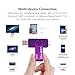 leizhan Micro USB Flash Drive 32GB OTG Memory Stick Thumb Drive Gift Compatible for Android Smart Phone, Jump Drive Pendrive for PCs (Purple)