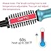 PHOEBE Curling Iron Brush Mini Traveling Curling Brush 3/4 Inch Dual Voltage Ceramic Tourmaline Ionic Heated Brush with Teeth Styling Brush Anti-scald for Short Hair Travel for UK Japan China Europethumb 2