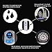 DawnFavor Portable Car Tire Air Compressor Pump, Auto Digital Tire Inflator, 12V 150 PSI, for Cars, Trucks, Bicycles, basketballs, air boats and Other Inflatables with a Bag[Newest]
