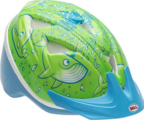 Bell Toddler Sprite Whale Wash Helmet, Green