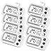 8 Pack Digital Refrigerator Freezer Thermometer,Max/Min Record Function with Large LCD Display