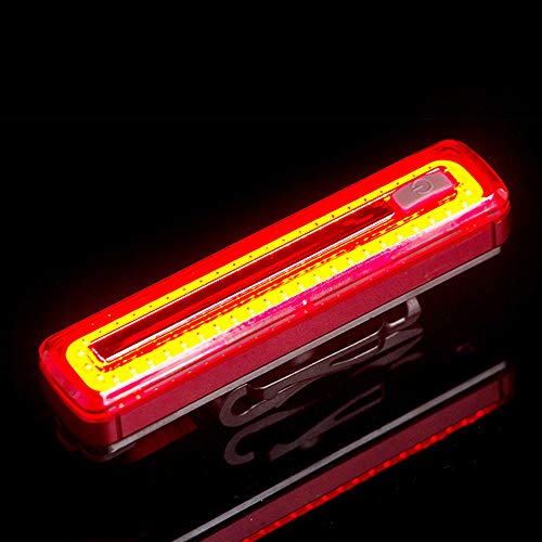 image for Bike Tail Light,Quaanti USB Charging COB LED Bicycle Seat Post Taillig