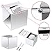 Sumnacon Square Stainless Steel Tissue Box Cover - Wall Mounted Stylish Paper Facial Cover, Modern Metal Tissue Box Holder for Bedroom/Bathroom/Vanity/Countertop/Dresser/Night Stand/Office/Car, Polish
