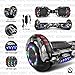 Electric Hoverboard Smart Self Balancing Scooter Hover board Built-in Speaker LED Wheels Side Lights for kids- Safety Certified (LED Wheel Pink)