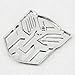 Manso 3D Transformers Autobot Car Front Grille Emblem Metal Badge New