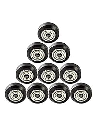 10 rodamientos lineales de polea de plástico para impresoras 3D POM V para Creality Ender 3, CR 10 y CR 10S Series 3D