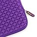 Laptop Sleeve, EveCase 11.6'' ~ 12.5'' Chromebook/Ultrabook Notebook Diamond Foam Splash & Shock Resistant Neoprene Sleeve Case Travel Bag (Purple)