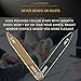 Luxsego 8 Power Collar Stays in Luxury Storage, Adjustable Stainless Steel Collar Stays for Business Casual Dress, Perfect for Party, Meeting, Negotiation