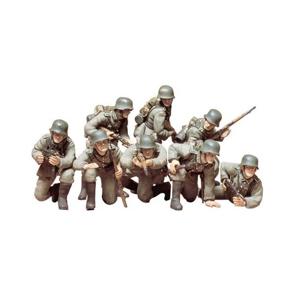 TAMIYA 35061 1:35 Fig.-Set Dt. Pz Grenardiere (8), Modellbausatz,Plastikbausatz, Bausatz zum Zusammenbauen, detaillierte…