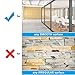 AFMAT Removable White Board Paper W/ Trace-less Adhesive, Dry Erase Board Wall Whiteboard Decal, Self-adhesive Whiteboard/Writing Board Dry Erase Stickers, No Ghosting , 1.4 x 7ft/17.3 x 84.3in, White, 2-Roll