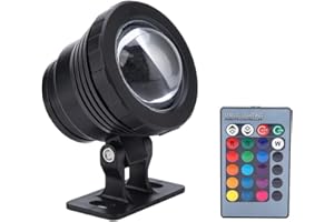 Underwater Waterproof Lamp, RGB LED Underwater Light Waterproof Multi-Color for Outdoor Garden Spotlight Landscape Fountain(5