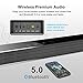 Sound Bar, Bestisan TV Sound Bar with Wired Subwoofer, 120W 2.1 Soundbar, Wired & Wireless Bluetooth 5.0 Speaker for TV, 25 Inch, Optical/Aux/Coaxial, Bass Adjustable Surround Sound for Home Theaterthumb 4