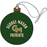 GRAPHICS & MORE George Mason University Patriots Logo Wood Christmas Tree Holiday Ornament