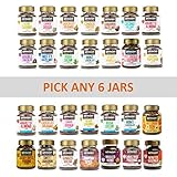 Beanies Flavored Instant Coffee. Pick Any 6 Jars from 27+ Blends Inc. Very Vanilla, Creamy Caramel, Nutty Hazelnut and Many More