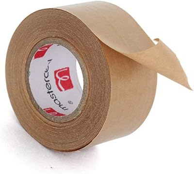 NANDEYIBI Water Based Kraft Paper Tape 50mm x 50m Environmentally Friendly
