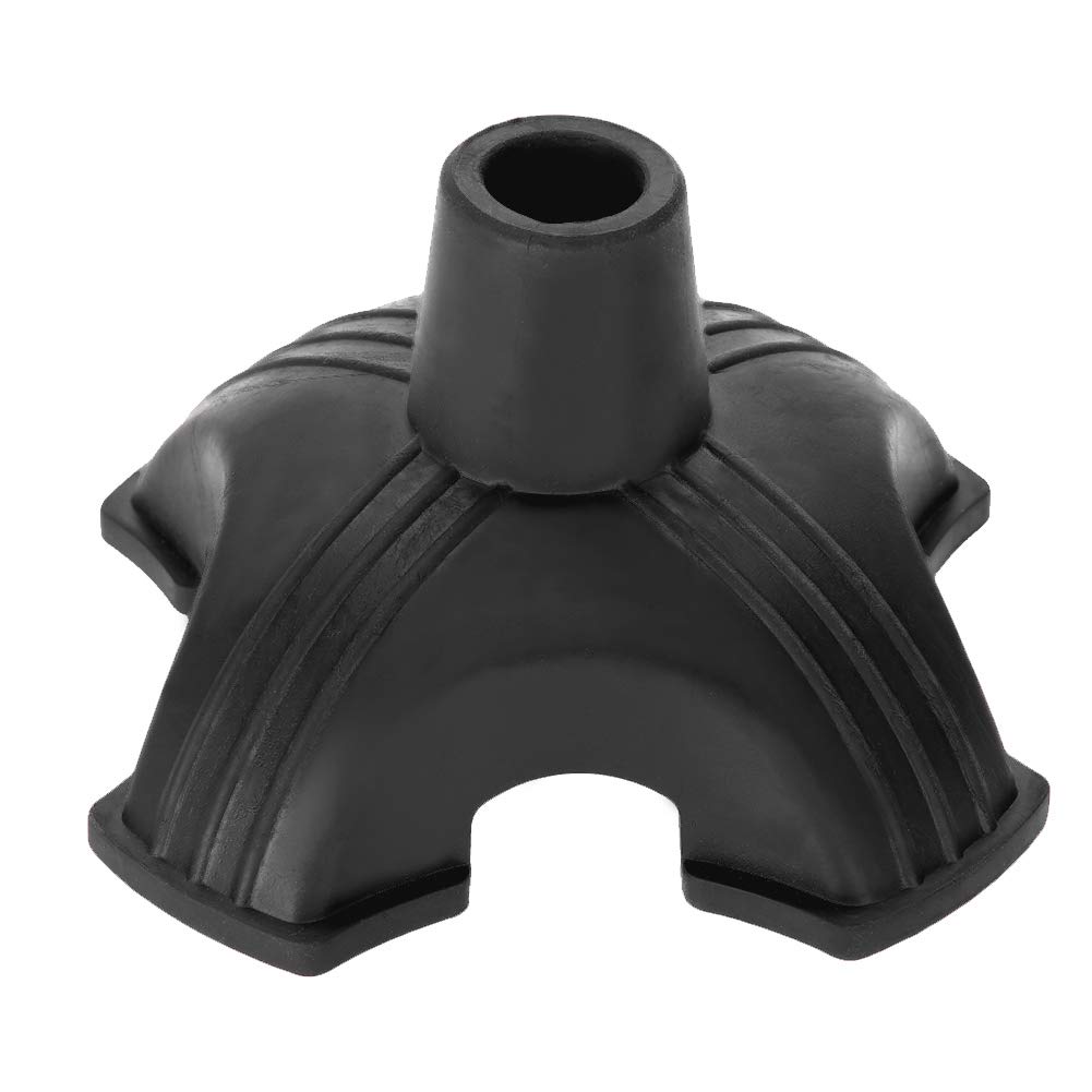 Nancunhuo Walking Stick Tip, 19mm Four Base Support, Non-slip Rubber, Self Standing, Anti-Skid