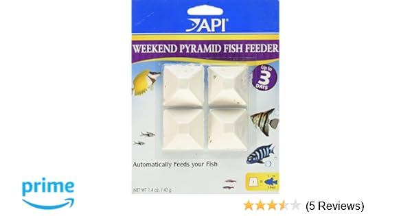 Amazon Com 2 Pack Api 3 Day Pyramid Automatic Fish Feeder 4