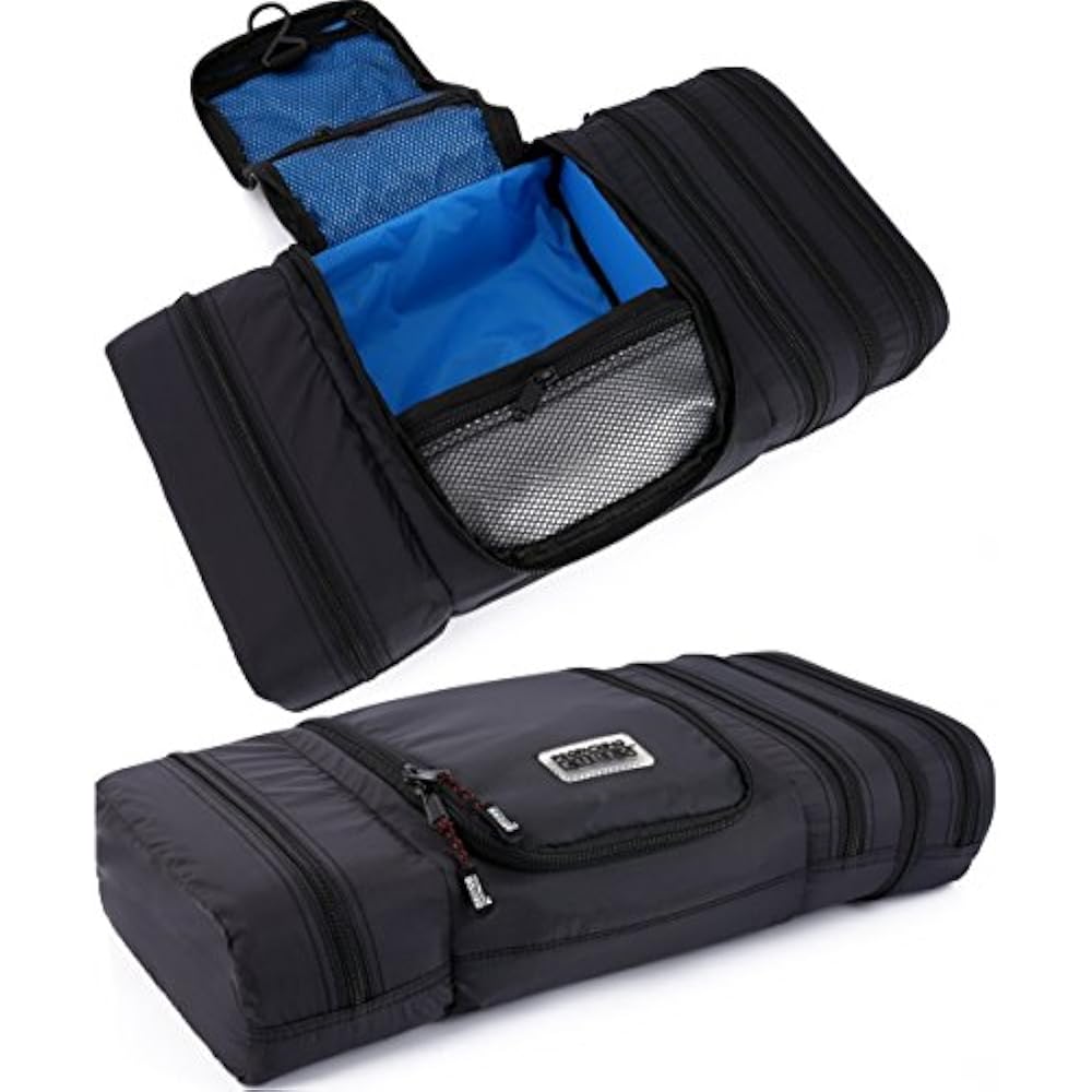 Pro Packing Cubes Travel Toiletry Bag Packs Flat Save Space