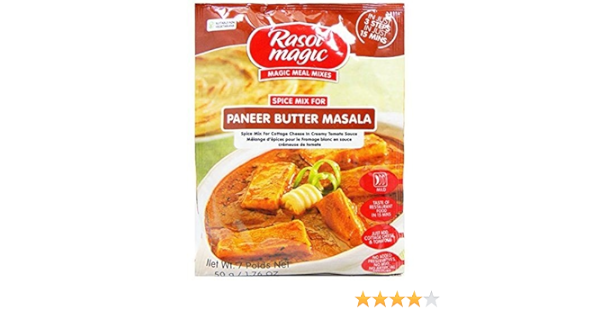 amazon com rasoi magic paneer butter masala cottage cheese 50g orange grocery gourmet food rasoi magic paneer butter masala cottage cheese 50g orange
