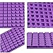 Mujiang 80-Cavity Silicone Molds for Making Homemade Chocolate Candy Gummy Jelly