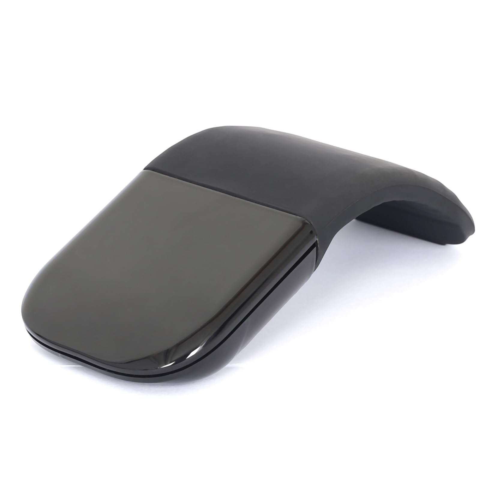 Photo 1 of GlowarcPro Bluetooth Arc Travel Mouse, Slim Folding Curved Mouse Without USB Dongle, Foldable Touch Mice for Laptop, Tablet - Black