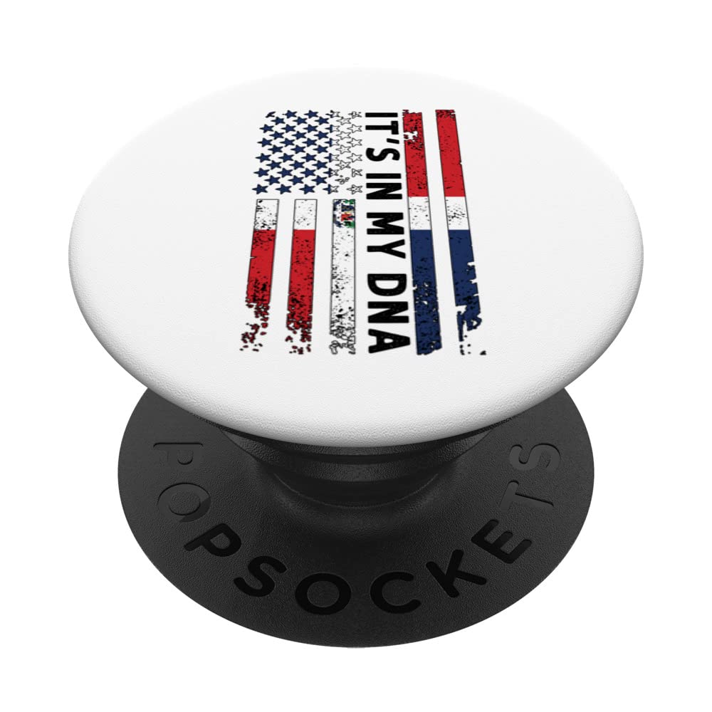 it's in mt dna Dominican Republican PopSockets Swappable PopGrip