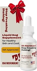 Oh Norman! Stop Itching by Kaley Cuoco, All-Natural Itch Relief Supplement for Dogs, Vet Nutritionist Approved,for All Life S