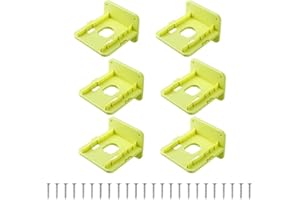 18V Battery Holder Wall Mount for Ryobi P102 P103 P104, Impact-Resistant ABS Storage Rack Organizer for Workshop Garage, Secu