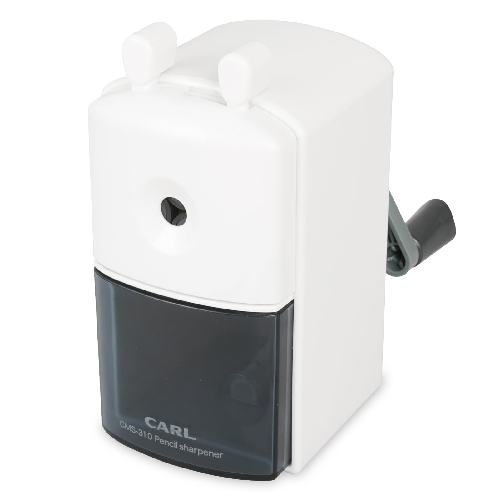 【LDK A評価 手動鉛筆削りランキング】カール事務器(CARL) 手動鉛筆削器 折れ芯詰まり除去機能付き ホワイト 日本メーカー CMS-310-W商品画像