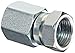 Eaton Weatherhead 9255X8X8 Carbon Steel Fitting, Swivel, Adapter, 1/2