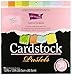 Darice GX-3000-03 30-Pack Core'dinations Core Cardstock Paper Sheets, Pastels, 12 by 12-Inch