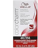 Wella Color Charm Liquid Haircolor 4r/356 Cinnamon Brown, 1.4 oz (Pack of 4)