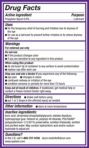 SYSTANE BALANCE LUBRICANT EYE DROPS, RESTORATIVE FORMULA, TWIN PACK, 0.33 FL OZ (