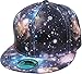 KNW-1469ALL-GX LGY Galaxy Print Brim Snapback Hat Cap