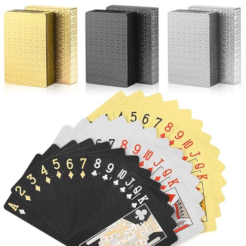 Black & Gold & Silver (Pack of 3)