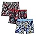 Marvel Boys' Little 3-Pack Athletic Boxer Brief Underwear, Avengers/Multi, 6