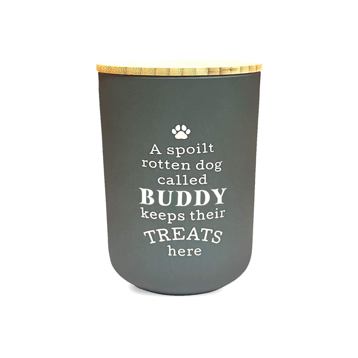 History & Heraldry Personalised Dog Treat Jar - Buddy