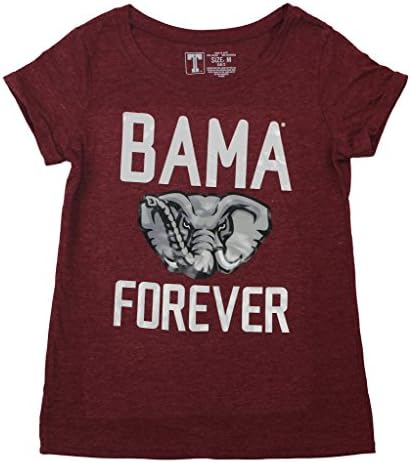 University Tees Girl's Alabama Crimson Tide Bama Forever T Shirt